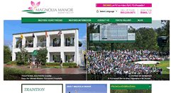 Desktop Screenshot of magnoliamanorhospitality.com
